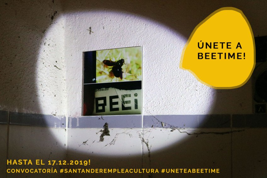 Convocatoría #SantanderEmpleaCultura #uneteabeetime / Art work: Philip Riley